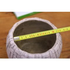 Virágkaspó 11 cm-es Kaspó kő krém