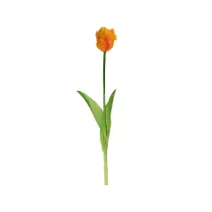 Selyemvirág papagáj tulipán 42cm narancs