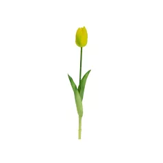 Selyemvirág tulipán 42cm sárga
