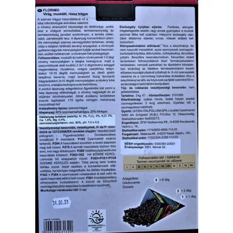 Szervestrágya Virág+Rózsa 2 kg