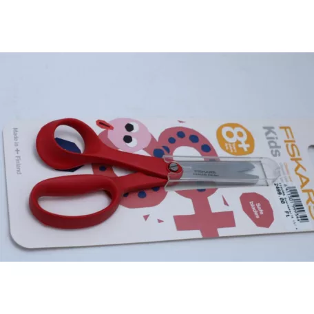 FISKARS Gyermekolló (13 cm) piros. balkezes