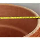 Virágkaspó 8 cm-es V. alto graf agyagcserép