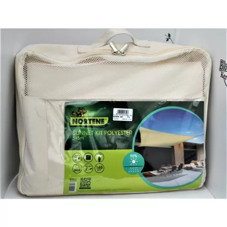 SUN-NET KIT Polié. Bézs 5x5m
