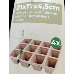 Palánta ültető papír 12 pal. 21x17x4.5