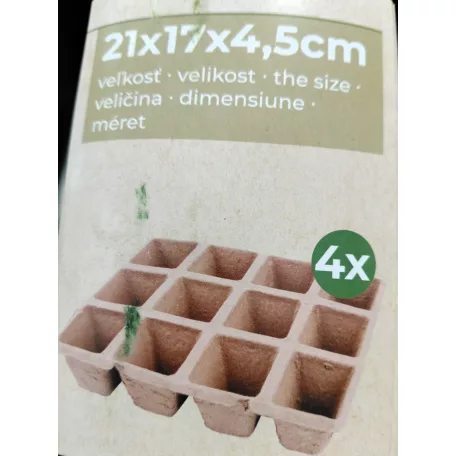Palánta ültető papír 12 pal. 21x17x4.5