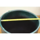 Virágkaspó 21 cm-es Real green