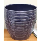 Virágkaspó 22 cm-es Real blue