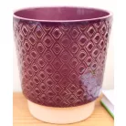 Virágkaspó 14 cm-es Odense - Eye AU aubergine