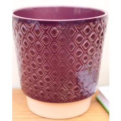 Virágkaspó 14 cm-es Odense - Eye AU aubergine