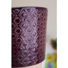 Virágkaspó 14 cm-es Odense - Eye AU aubergine
