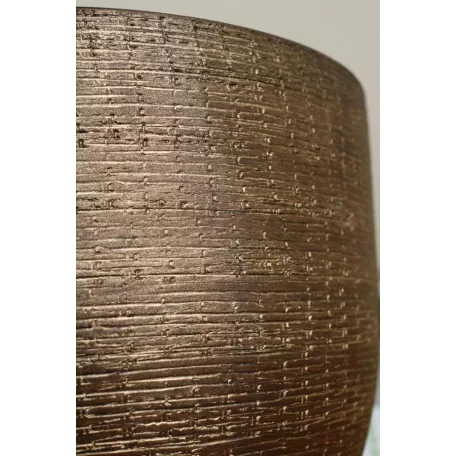 Virágkaspó 7 cm-es Arosa brown/gold