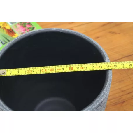 Virágkaspó 15 cm-es Tondela darkgrey