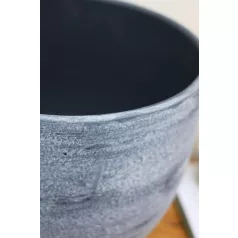 Virágkaspó 8 cm-es Tondela darkgrey