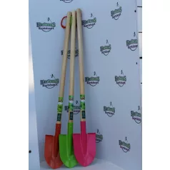 Gyerek kerti ásó. zöld. pink. narancssárga. kék