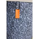 12 cm-es Kaspó famintás kerek műanyag fekete. Fehér