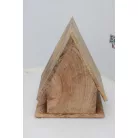 Madárház fa 19x14x16cm natúr