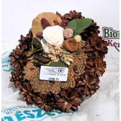 Toboz koszorú 15 cm átm