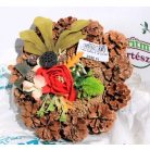 Toboz koszorú 15 cm átm