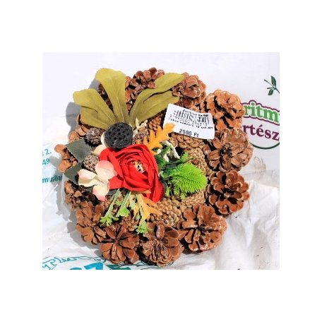 Toboz koszorú 15 cm átm