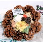 Toboz koszorú 15 cm átm