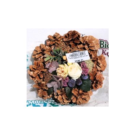 Toboz koszorú 15 cm átm