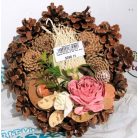 Toboz koszorú 20 cm átm