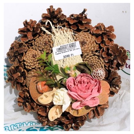 Toboz koszorú 20 cm átm