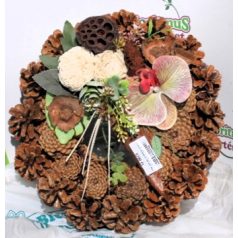 Toboz koszorú 30 cm átm