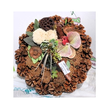 Toboz koszorú 30 cm átm