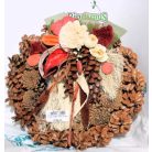 Toboz koszorú 30 cm átm