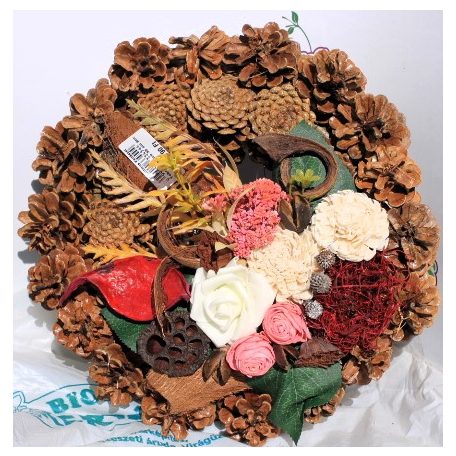 Toboz koszorú 30 cm átm