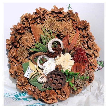 Toboz koszorú 30 cm átm