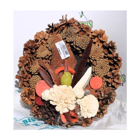 Toboz koszorú 30 cm átm