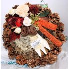 Toboz koszorú 30 cm átm