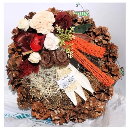 Toboz koszorú 30 cm átm