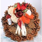 Toboz koszorú 30 cm átm