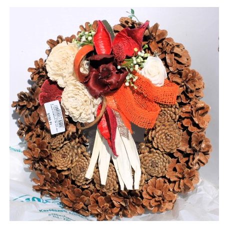 Toboz koszorú 30 cm átm