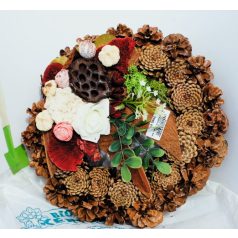 Toboz koszorú 35 cm átm