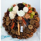 Toboz koszorú 35 cm átm
