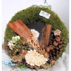 Moha koszorú 30 cm átm